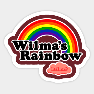 Wilma's Rainbow of peaceful colors... Sticker